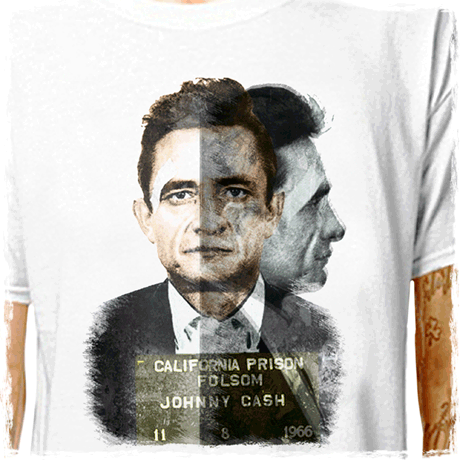 T-Shirt: JOHNNY CASH - FOLSOM PRISON BLUES (Country Music) LazyCarrot