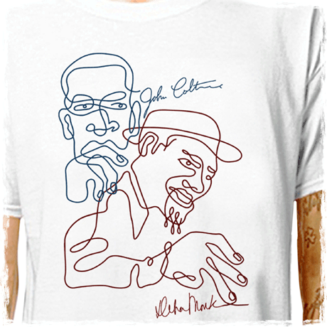 T-Shirt: John Coltrane & Thelonius Monk - LazyCarrot