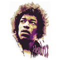 Jimi Hendrix - psychedelic music tshirt