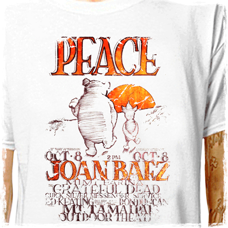 T-Shirt: Joan Baez - Peace Concert - LazyCarrot