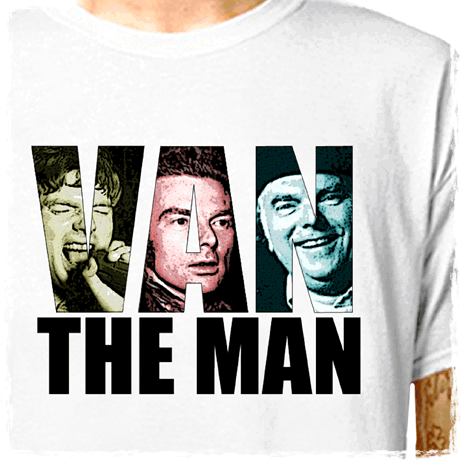T-Shirt: VAN MORRISON - VAN THE MAN (morison morrisons morisson) LazyCarrot